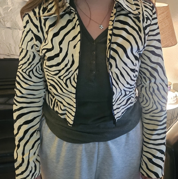 Vintage 1980's Zebra print blazer jacket. Peter Noviello Sherie Bloom - Picture 6 of 6